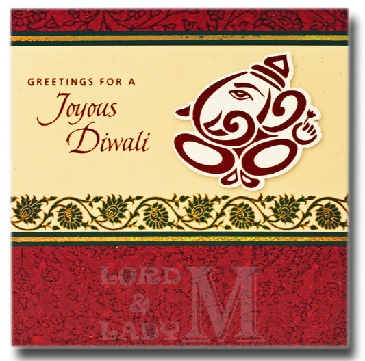 15cm - Greetings For A Joyous Diwali - DV