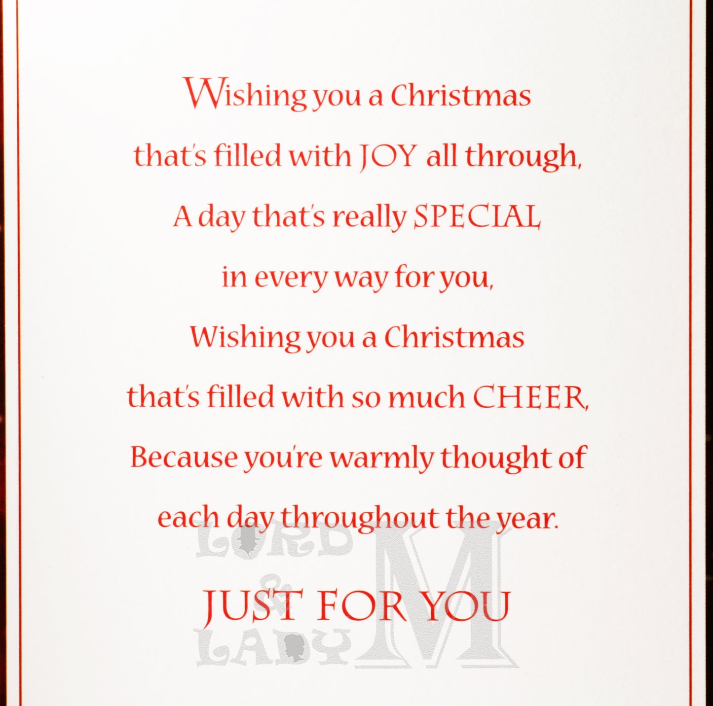 23cm - Merry Christmas To All Of You - BGC