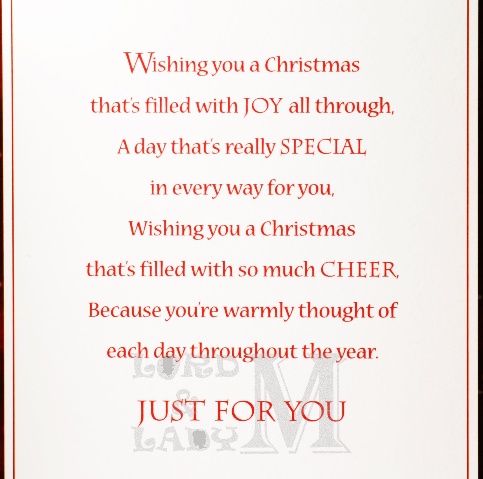 23cm - Merry Christmas To All Of You - BGC