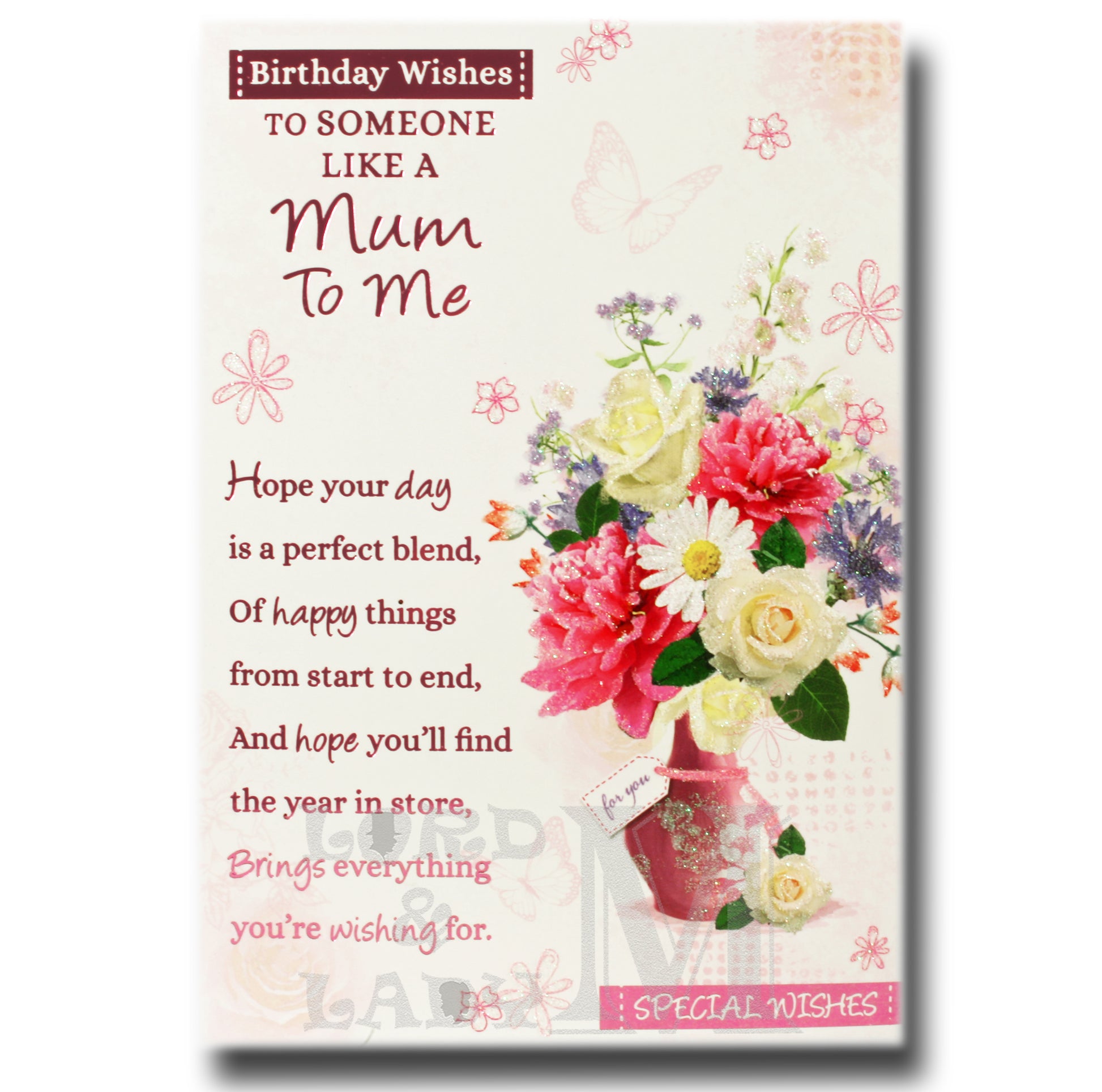 19cm - Birthday Wishes To Someone Like A Mum - BCG