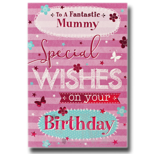 19cm - To A Fantastic Mummy Special Wishes On -BGC