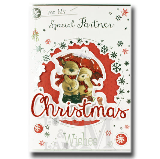 19cm - For My Special Partner Christmas Wishes -BG