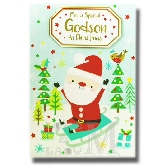 19cm - For A Special Godson At Christmas - GH
