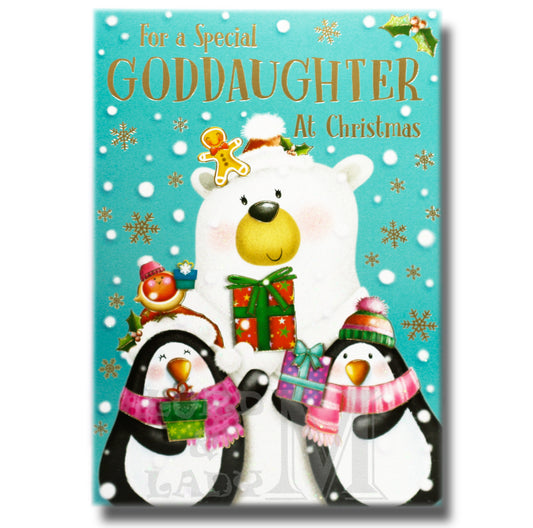 19cm - For A Special Goddaughter At Christmas - GH