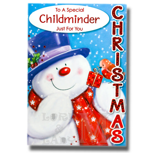 19cm - To A Special Childminder Just For You - BG