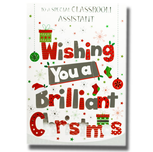 19cm - .. Classroom Assistant Wishing You A - BGC