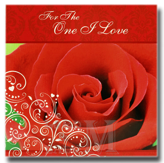 14cm - For The One I Love - Red Rose - OH