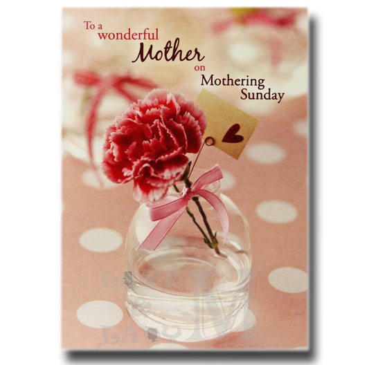 17cm - .. Wonderful Mother - Flower Vase - OH