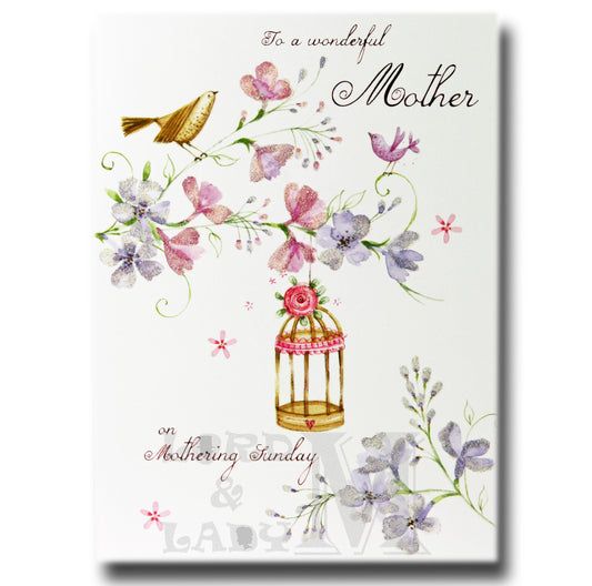 17cm - .. Wonderful Mother - Bird Cage Branch - OH