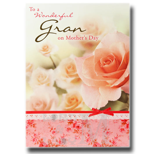 17cm - To A Wonderful Gran On Mother's Day - OH