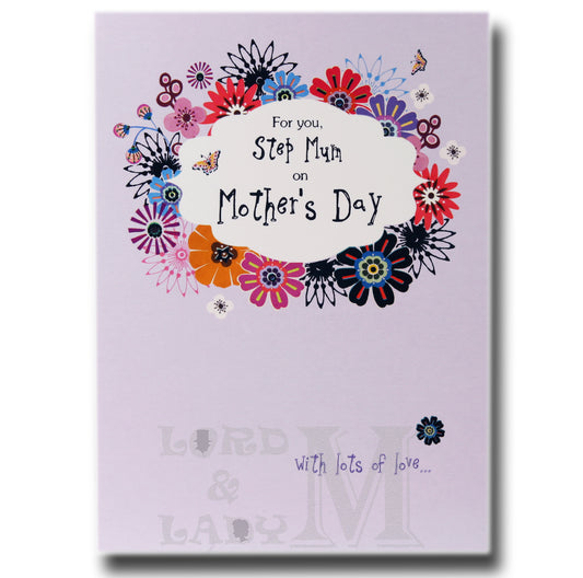 17cm - For You, Step Mum on Mother's Day - OH