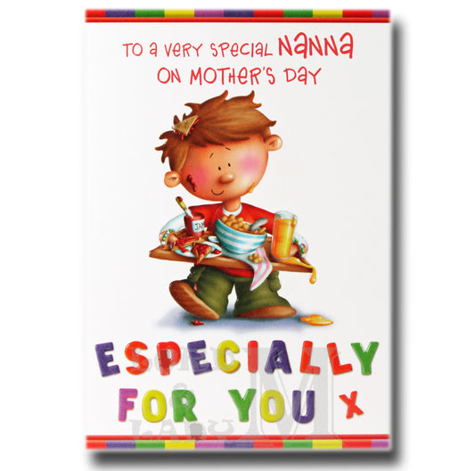 19cm - .. Special Nanna On Mother's Day - Boy -BG