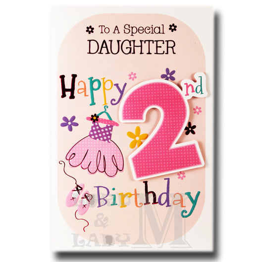 23cm - To A Special Daughter Happy 2nd .. - BGC