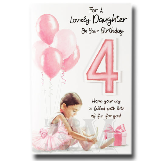 23cm - For A Lovely Daughter On Your Birthday - BG
