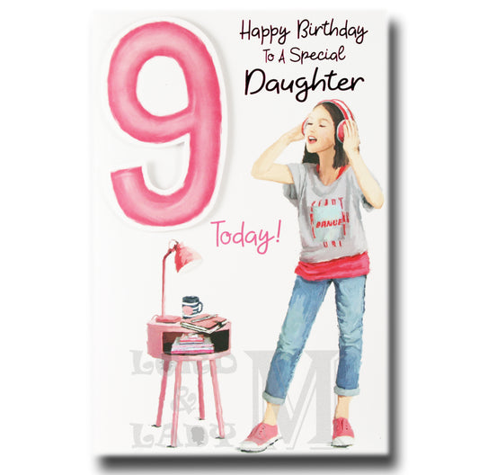 23cm - Happy Birthday To A Special Daughter 9 -BGC