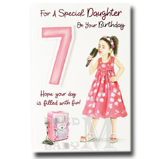 23cm - For A Special Daughter On Your Birthday -BG