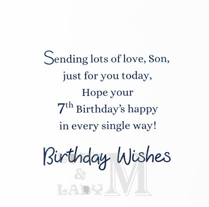 23cm - For A Very Special Son On Your Birthday -BG