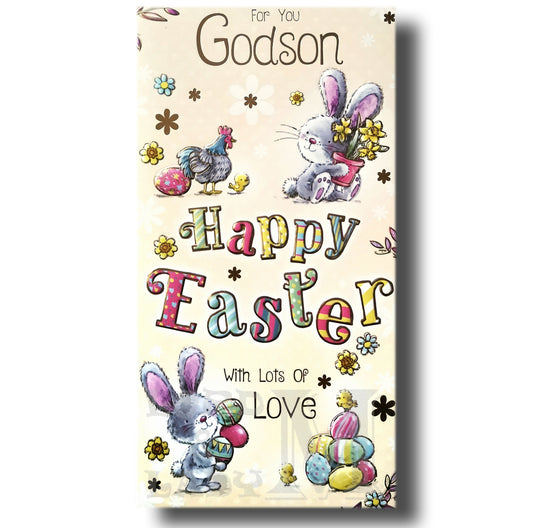 23cm - For You Godson Happy Easter With Lots - JK