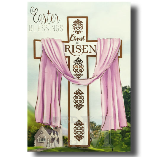 19cm - Easter Blessings Christ Is Risen - JK
