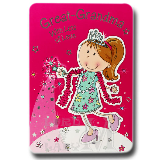 19cm - Great-Grandma - Dark Pink Dress Up - E