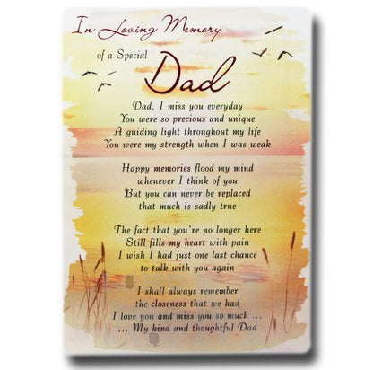 16cm - In Loving Memory Of A Special Dad - JK