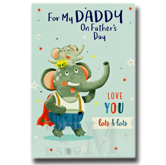 20cm - For My Daddy On Father's ..- Elephants - JK