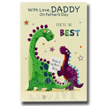 20cm - With Love, Daddy - Dinosaurs - JK