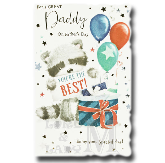 27cm - For A Great Daddy On .. - Lge Let - JK