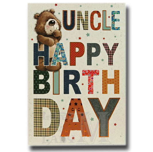 19cm - Uncle Happy Birthday - JK