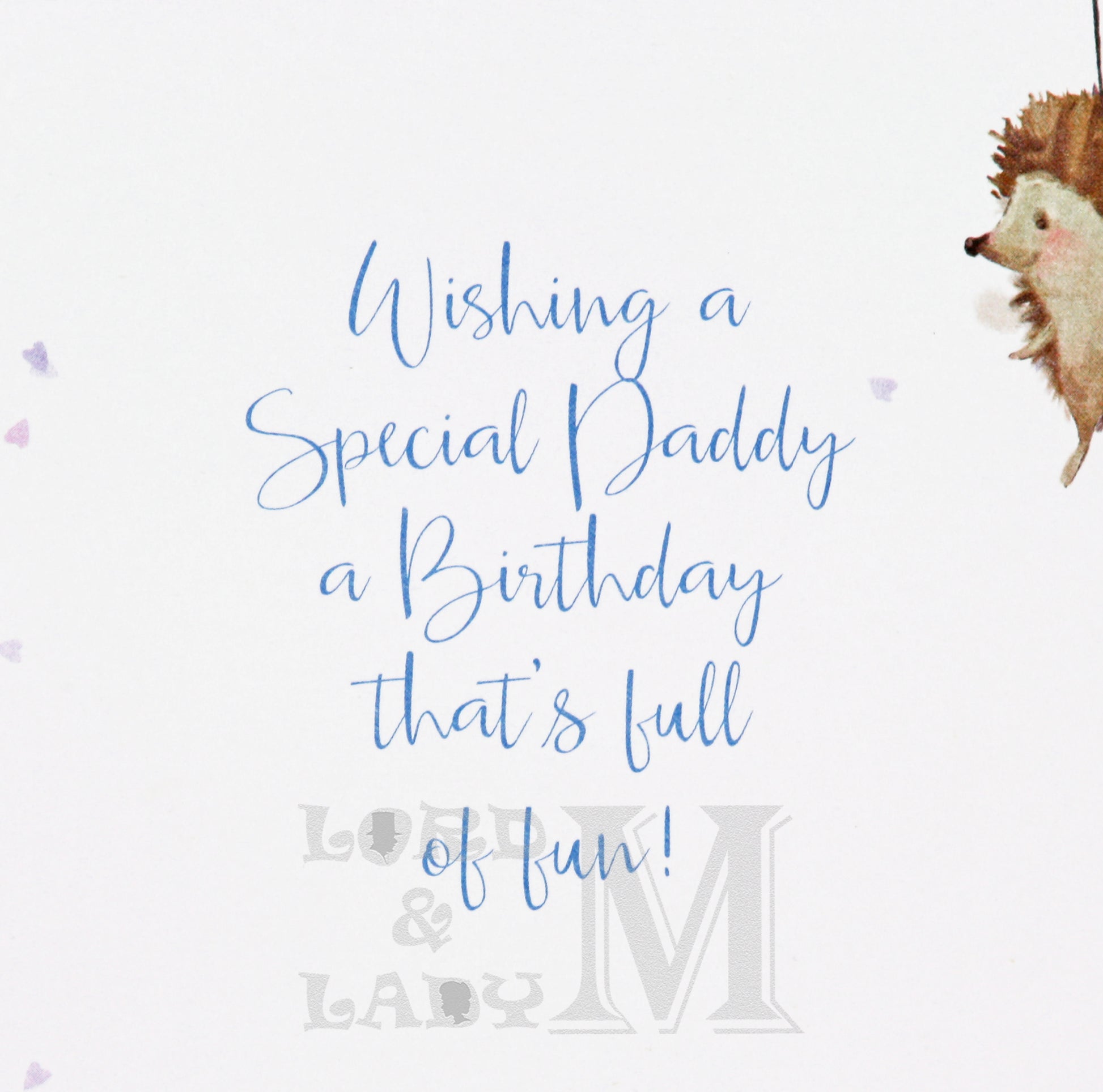 19cm - Birthday Wishes Daddy With Lots And .. - JK