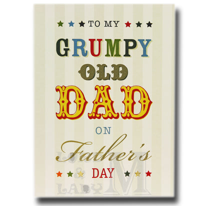 17cm - To My Grumpy Old Dad On Father's Day - OH