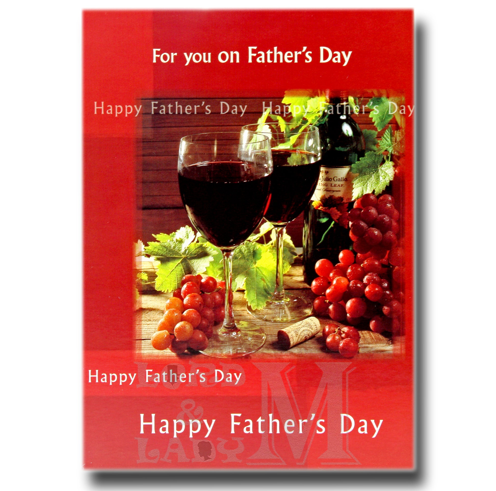 17cm - For You On Father's Day - Red Wine - OH