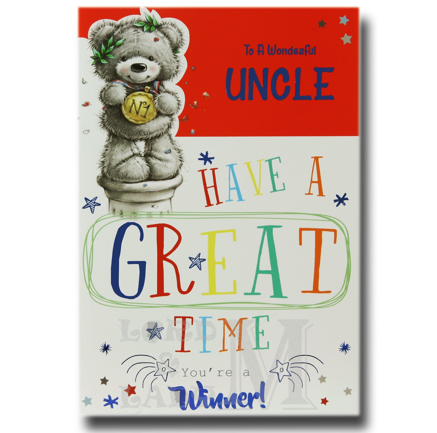 19cm - To A Wonderful Uncle Have A Great Time - DGC
