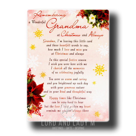 16cm - Remembering A Wonderful Grandma At ... - JK