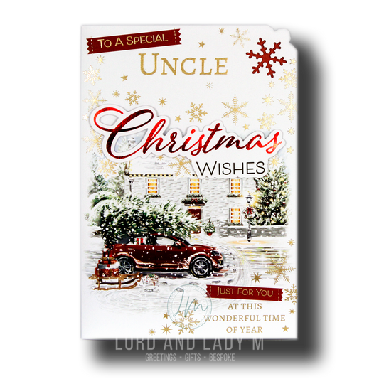 19cm - To A Special Uncle Christmas Wishes - BGC