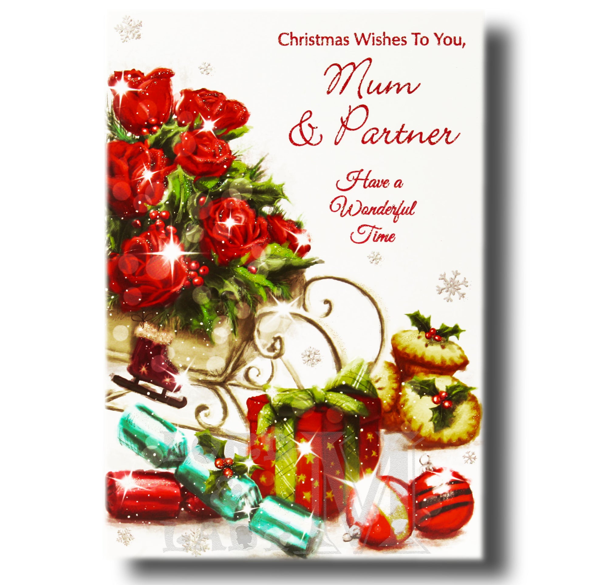 19cm - Christmas Wishes To You, Mum & Partner - GH