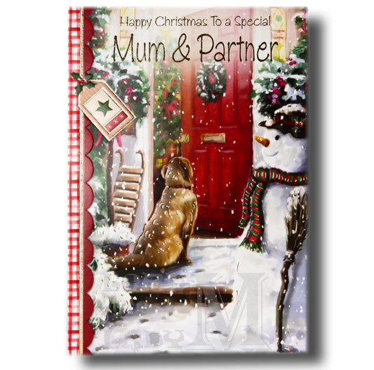 19cm - .. Special Mum & Partner - Dog At Door - GH