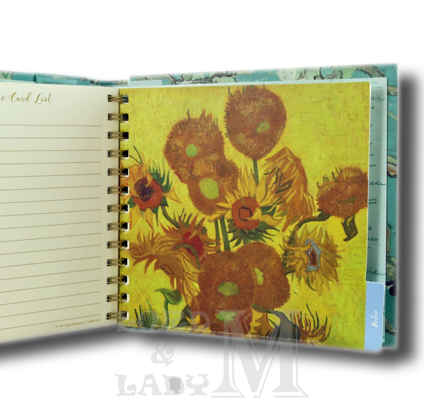 Van Gogh Square Address And Birthday Book - Perfect Gift