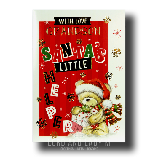 19cm - With Love Grandson Santa's Little .. - BGC