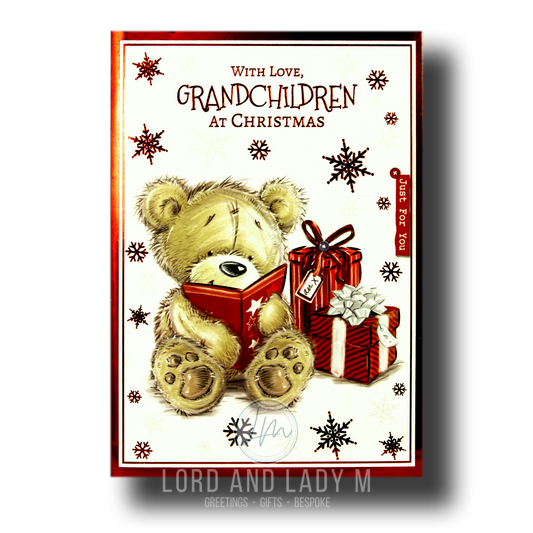 19cm - With Love, Grandchildren At Christmas - BGC