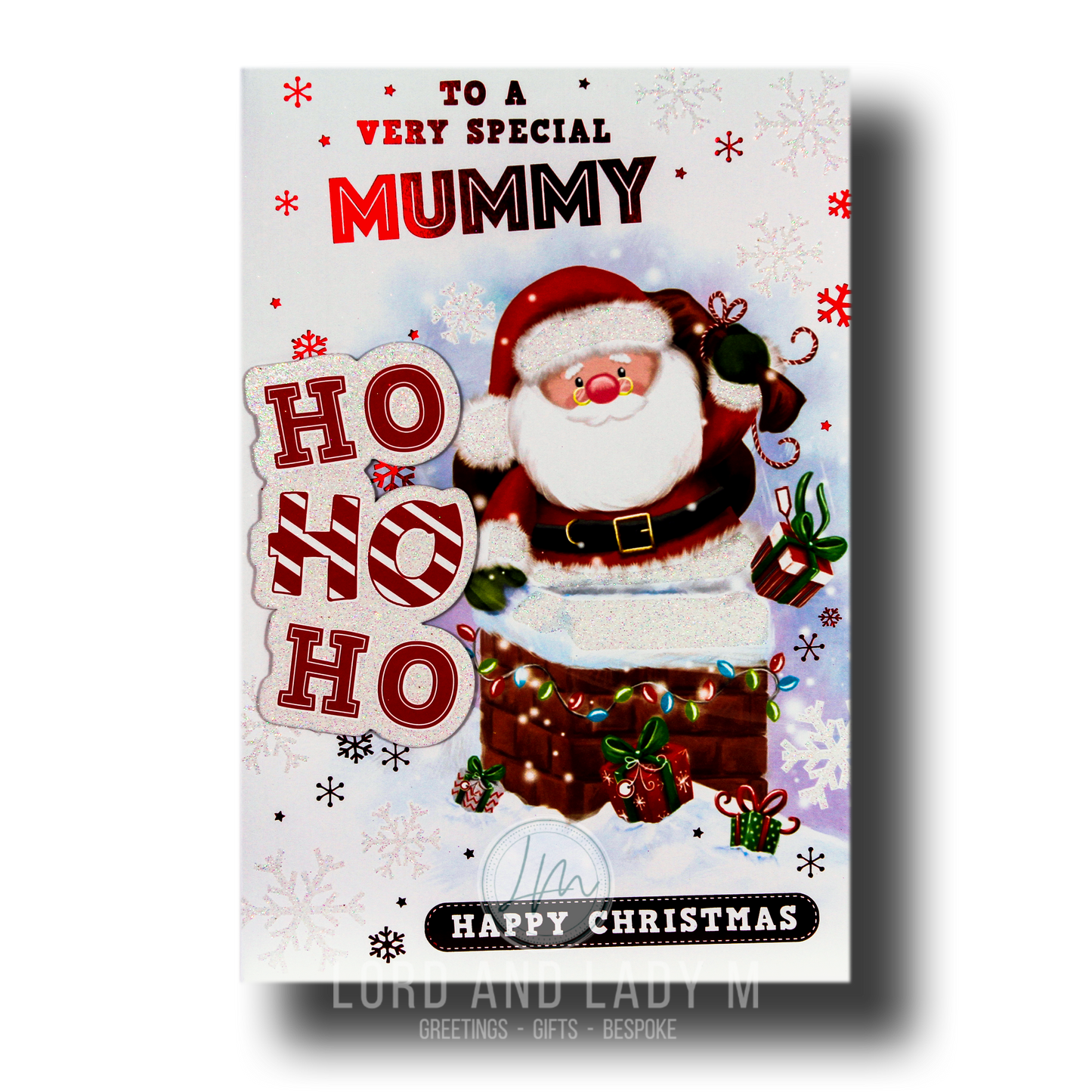 23cm - To A Very Special Mummy Ho Ho Ho - BGC