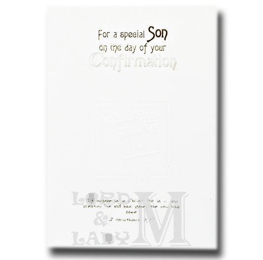 17cm - If Anyone Is In Christ - White Card - Son