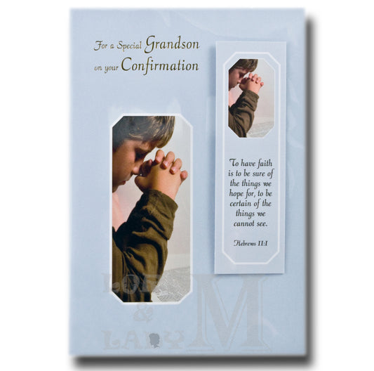 20cm - Bookmark Card - To Have Faith Is - Grandson