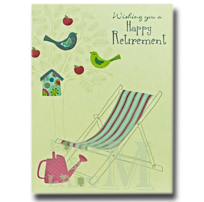 23cm - Wishing You A Happy Retirement - H