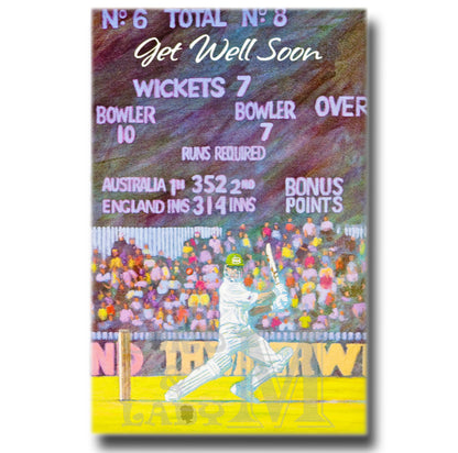 19cm - Get Well Soon - Cricket Design